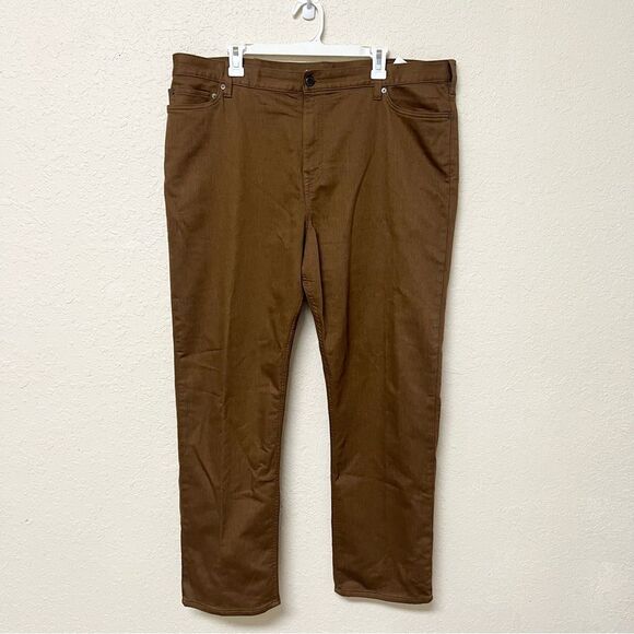 Banana Republic Size 40x32 Slim Fit Stretch Brown Pants The Traveler